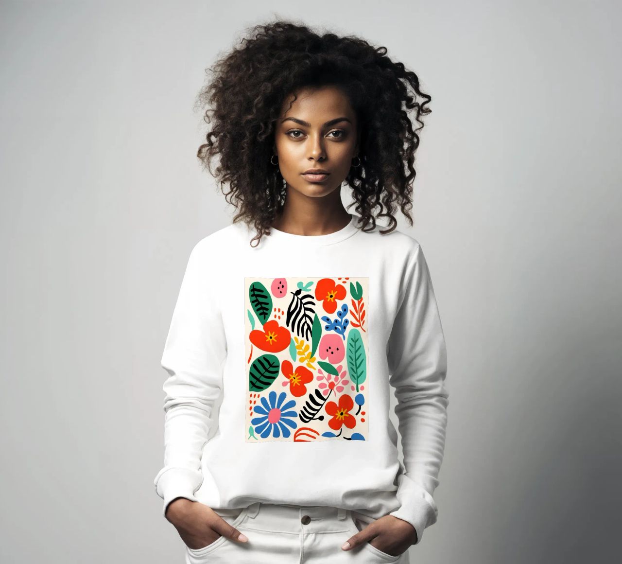 Une diversité de fleurs colorées sweat de Whole©