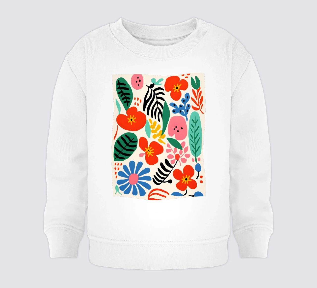 Une diversité de fleurs colorées sweat pour bébé de Whole©