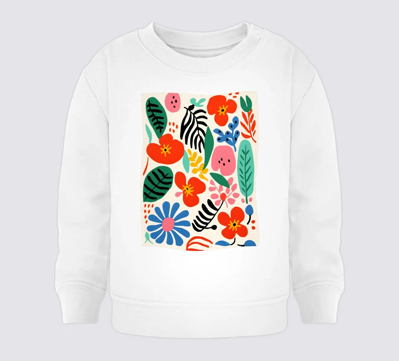 Varietà di fiori colorati felpa neonato da Whole©