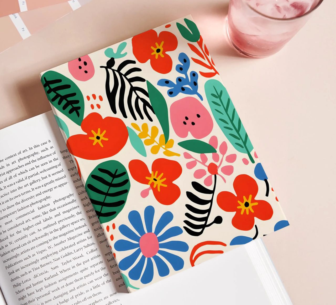 Une diversité de fleurs colorées carnet de notes de Whole©