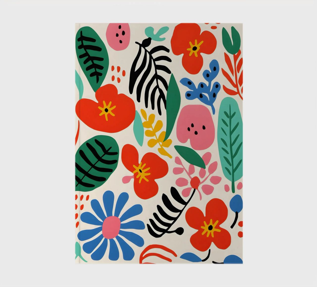 Une diversité de fleurs colorées carnet de notes de Whole©