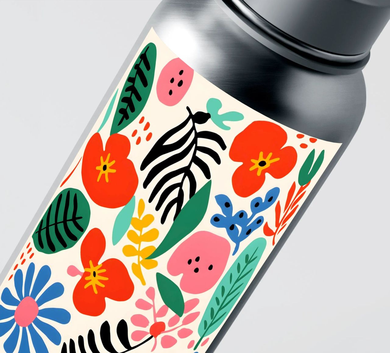 Une diversité de fleurs colorées autocollant de Whole©