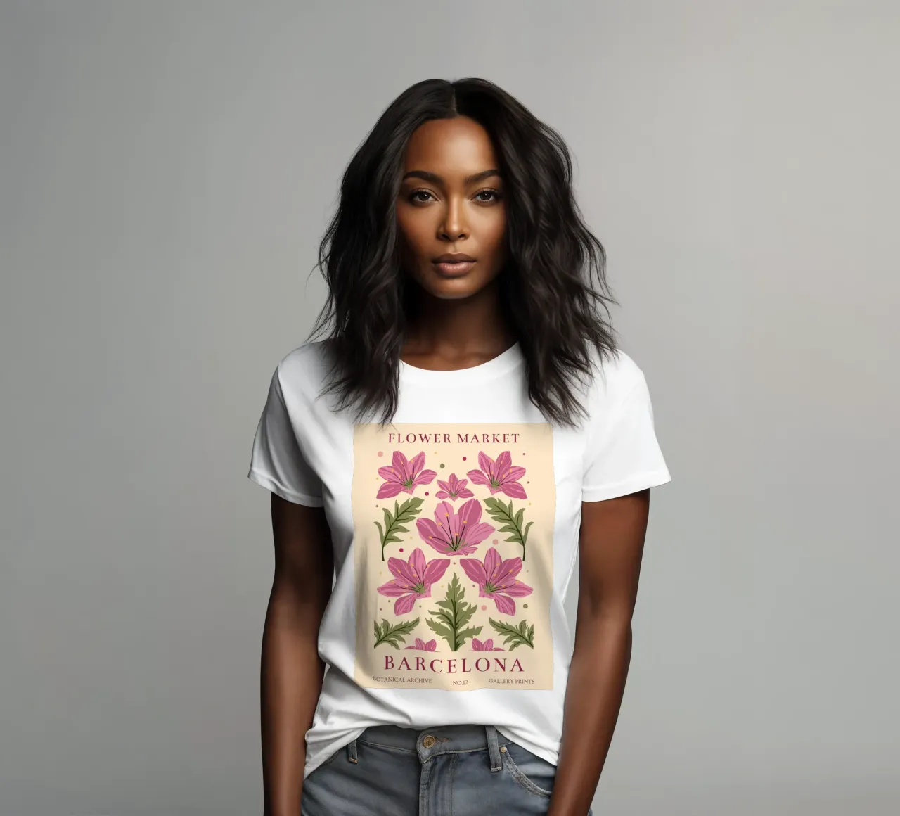 Splendore di fiori Barcellona t-shirt da donna da Whole©