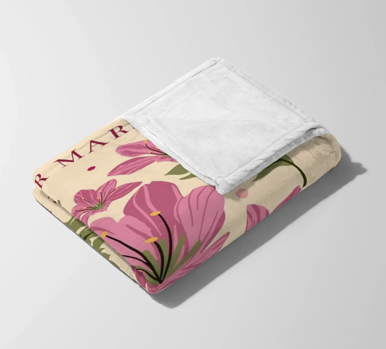 Splendore di fiori Barcellona coperta in pile da Whole©