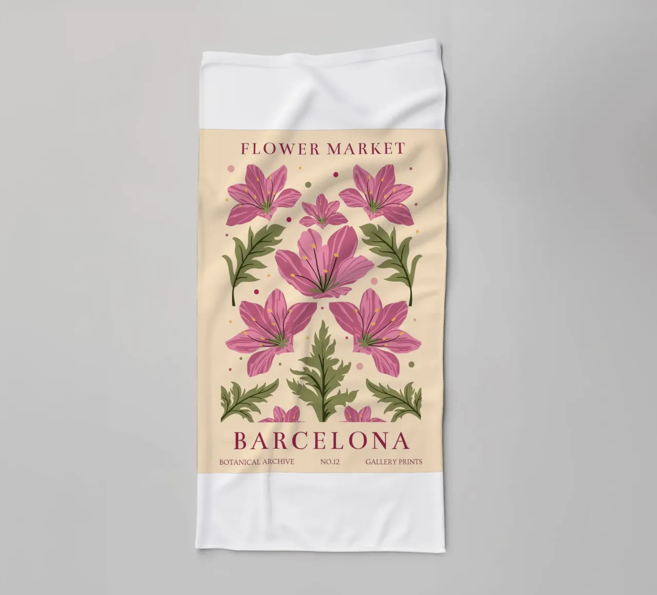 Splendore di fiori Barcellona asciugamano da bagno da Whole©