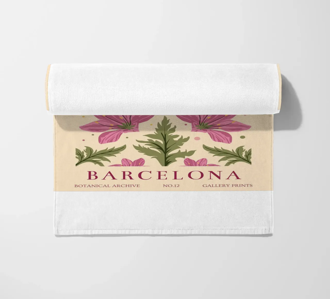 Splendore di fiori Barcellona telo mare da Whole©