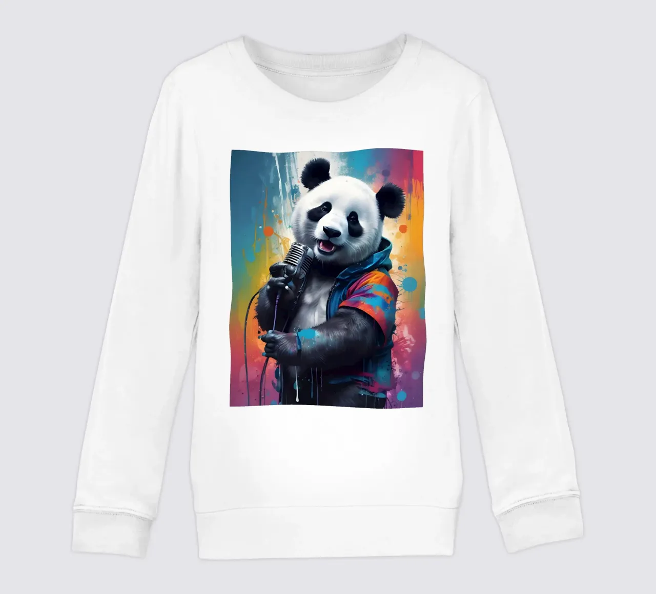 Panda vocal felpa bambino da MakArena