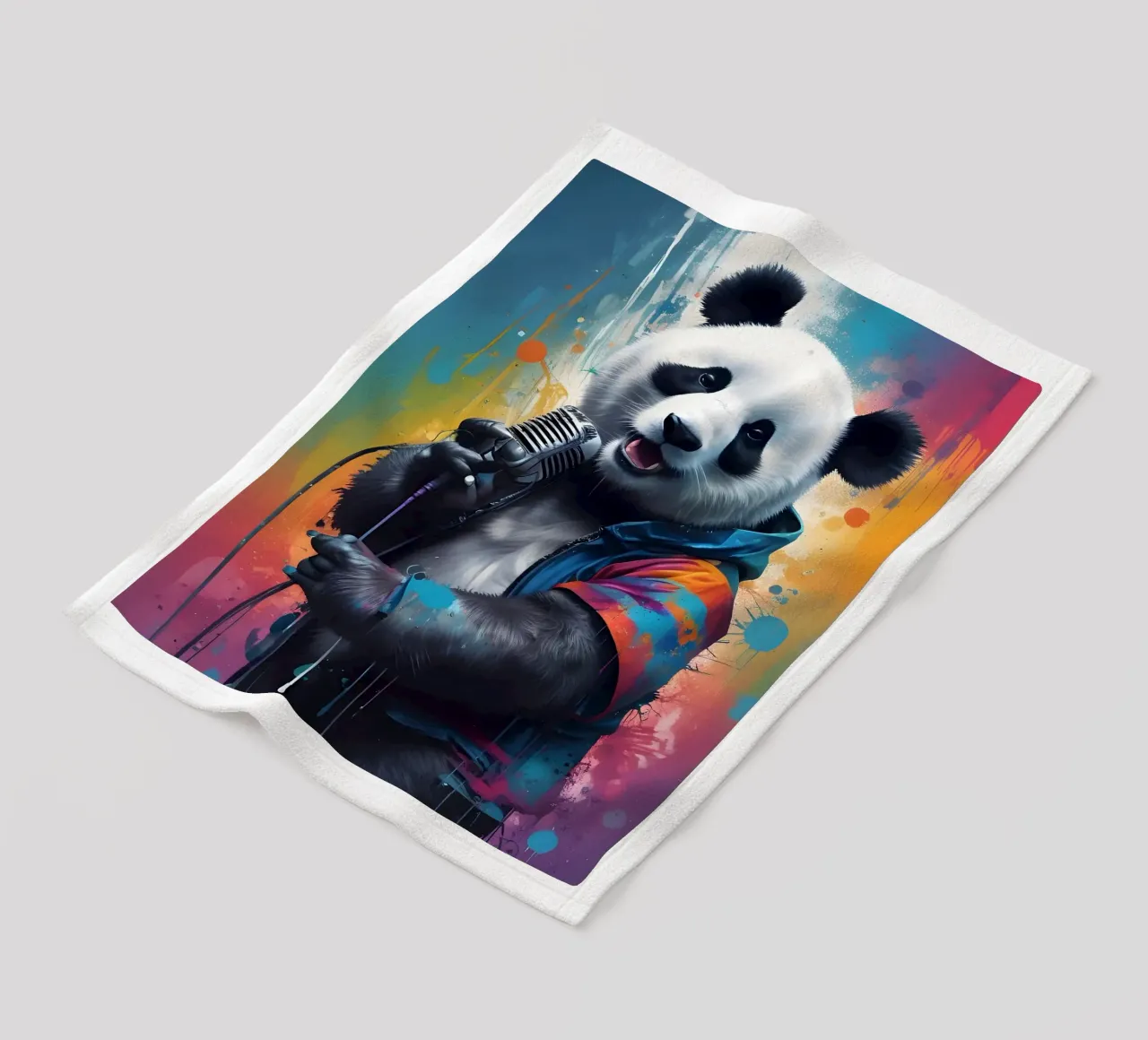 Panda vocal coperta in pile da MakArena
