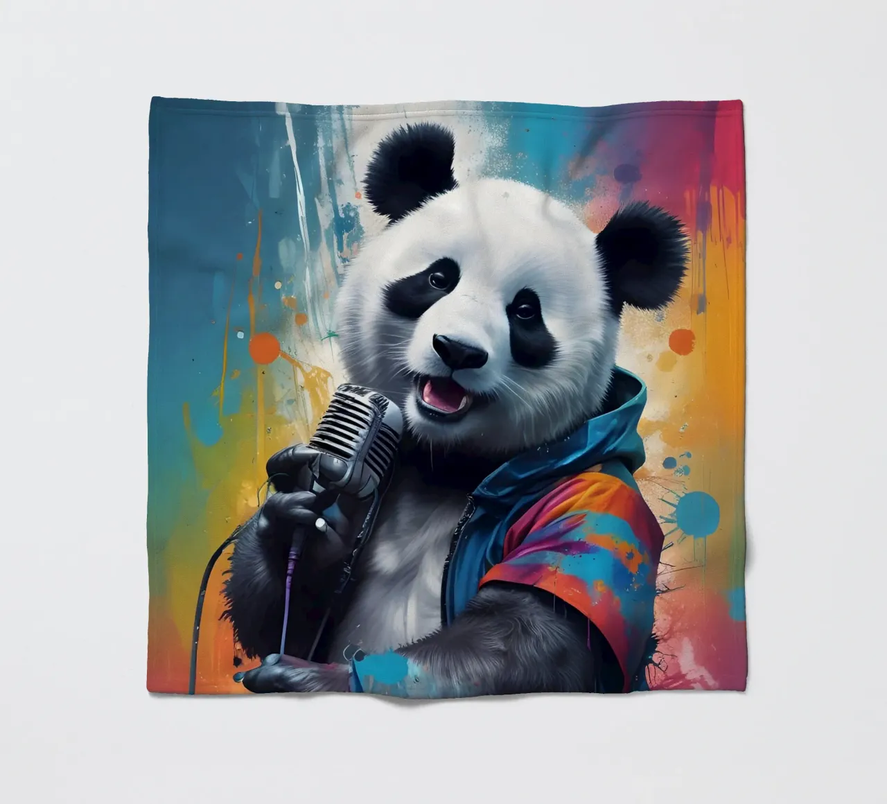 Panda vocal coperta in pile da MakArena