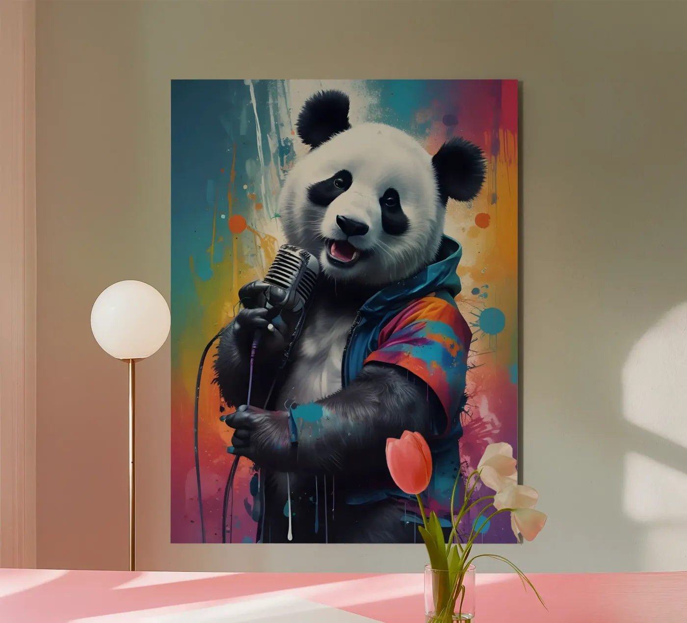 Panda vocal alluminio dibond da MakArena
