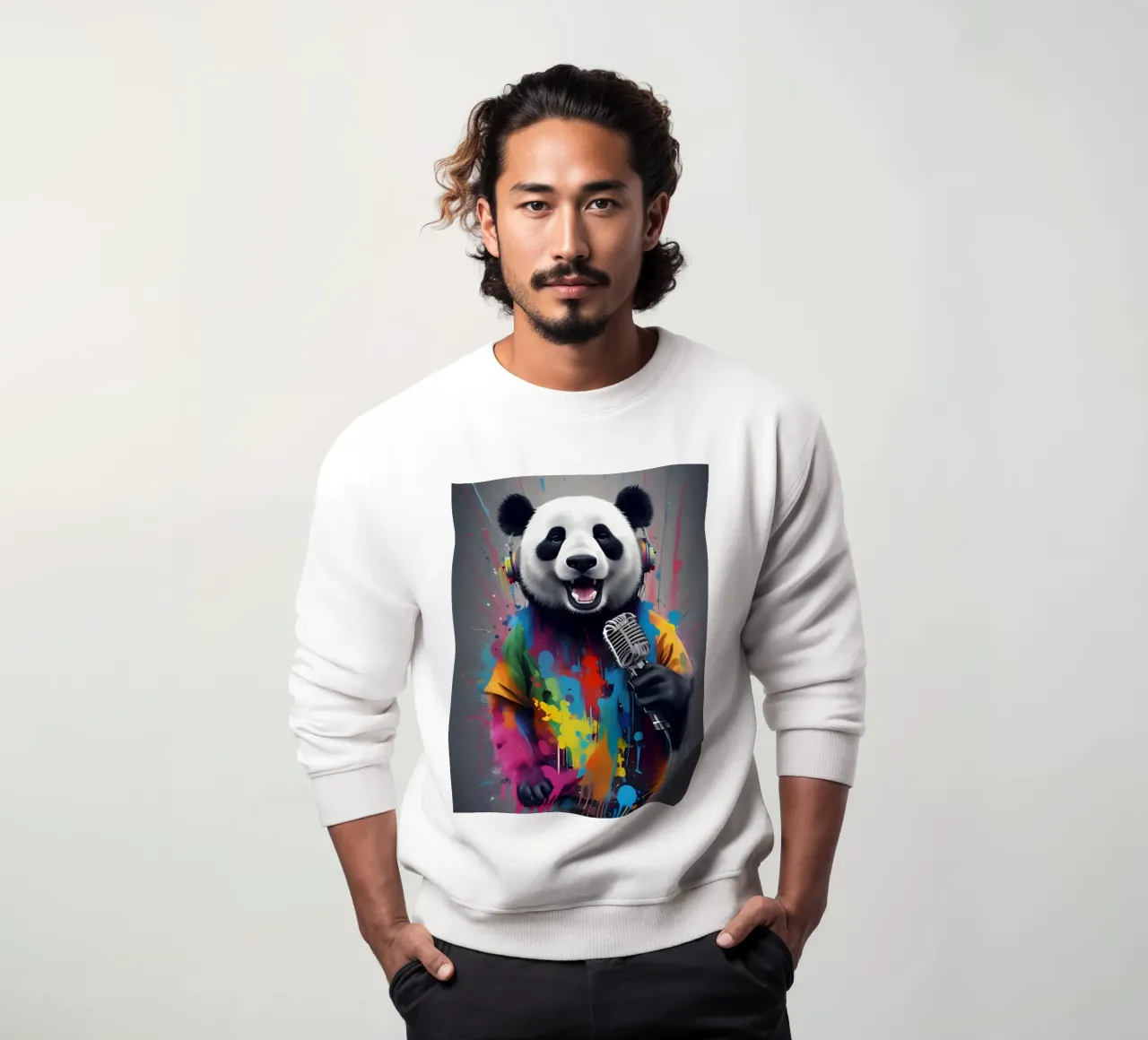 Happy panda vocal felpa da MakArena