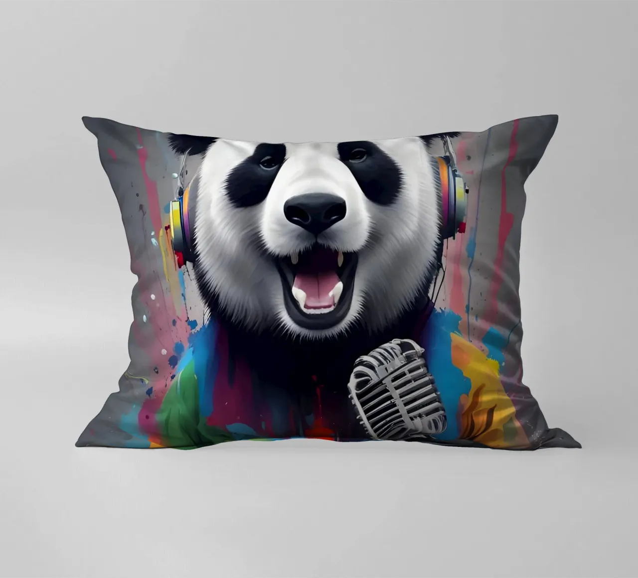 Happy panda vocal cuscino da MakArena