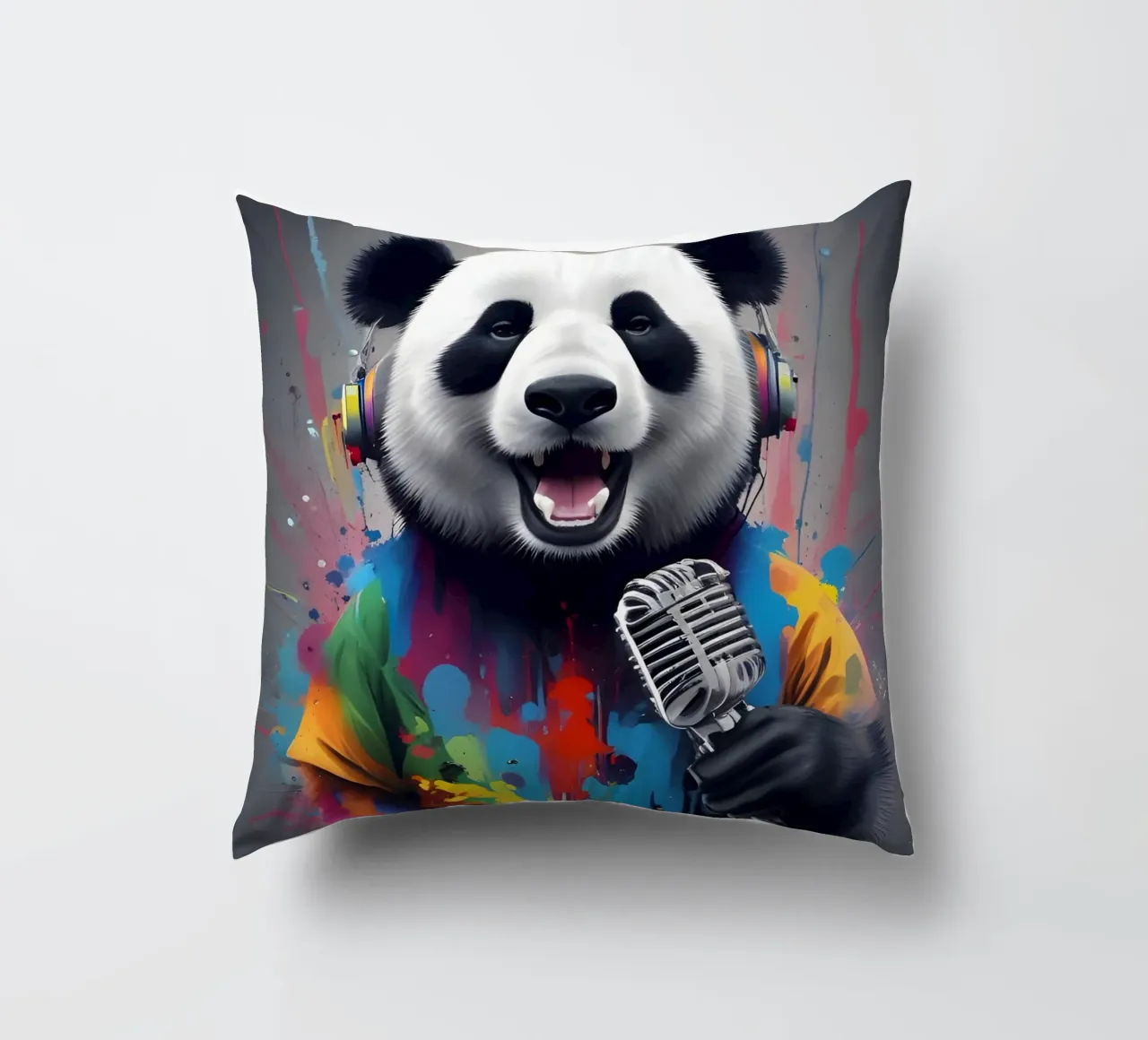 Happy panda vocal cuscino da MakArena