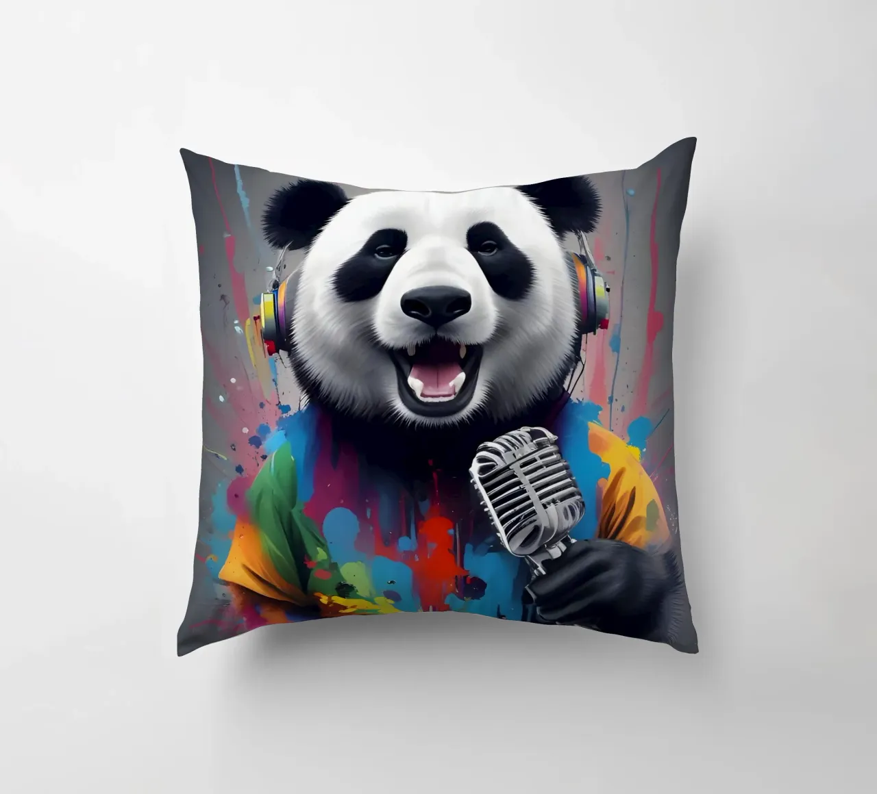 Happy panda vocal cuscino da MakArena