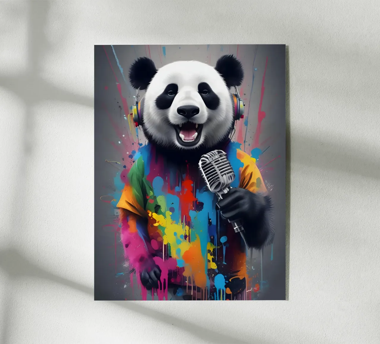 Happy panda vocal plexiglass da MakArena