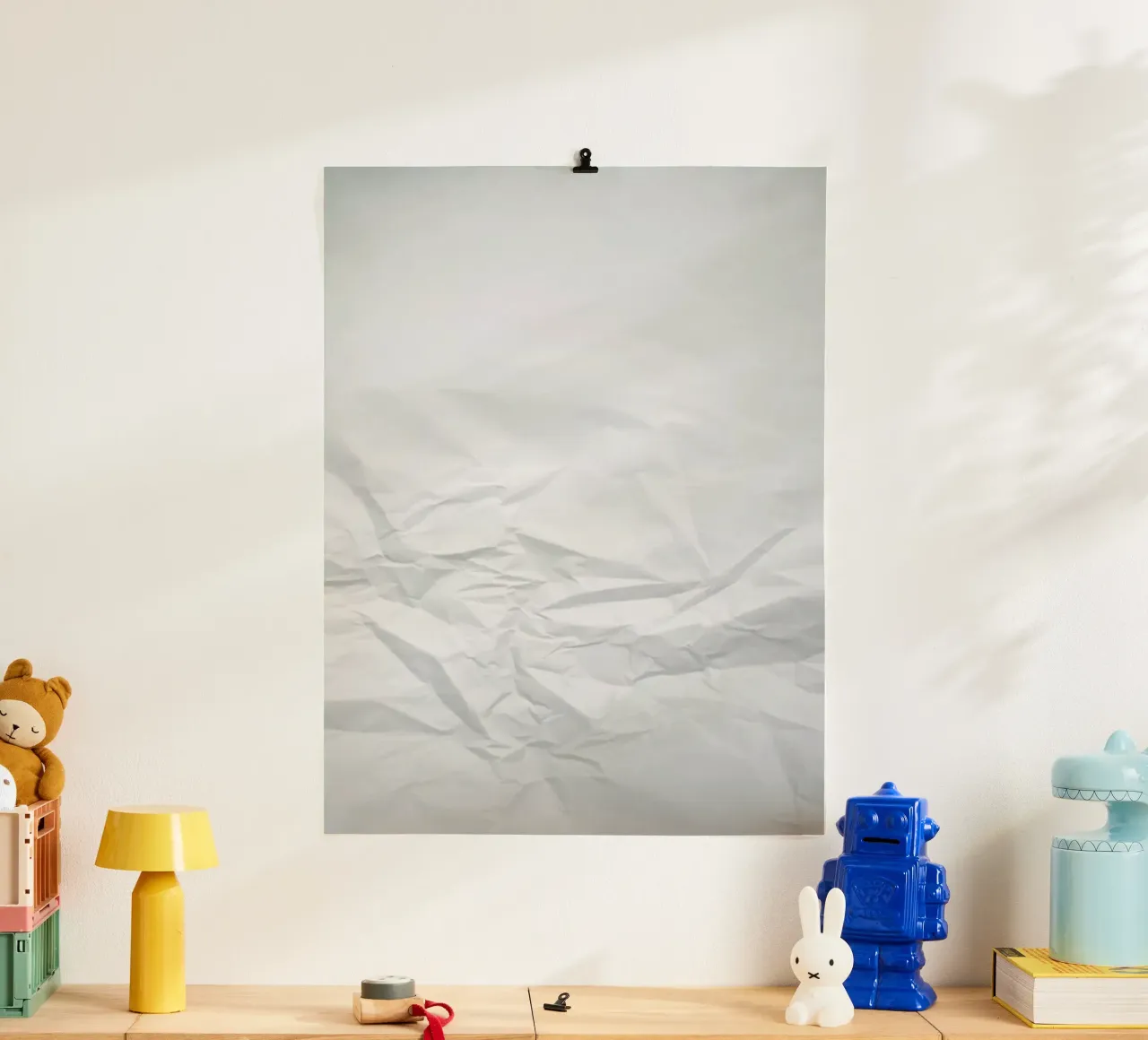 Paper Landscape poster con telaio in legno da Studio Nahili