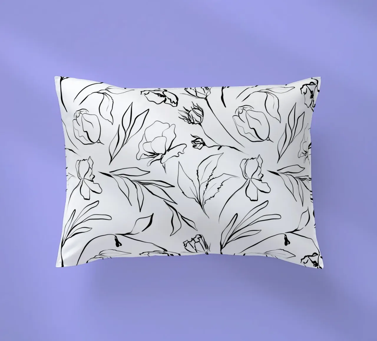 Simple Floral Pattern No 1 cuscino da treechild