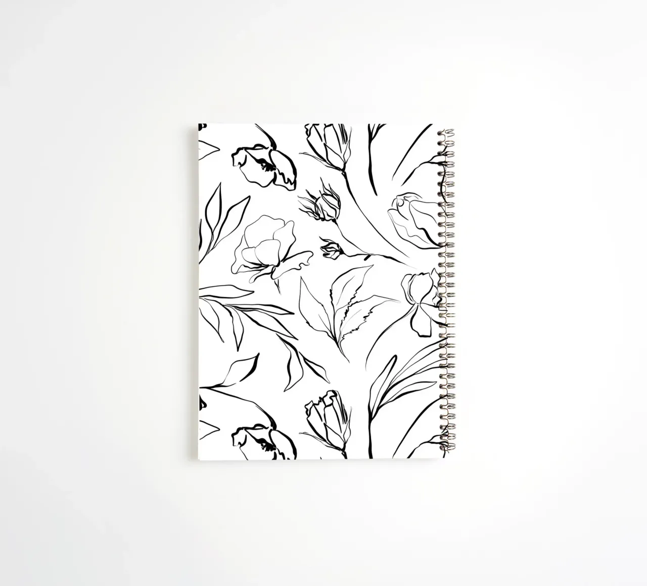 Simple Floral Pattern No 1 spiral notebook by treechild