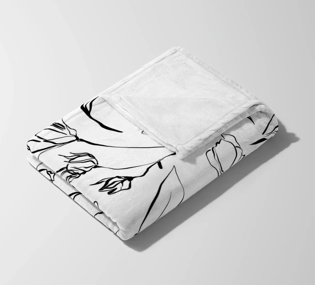 Simple Floral Pattern No 1 coperta in pile da treechild