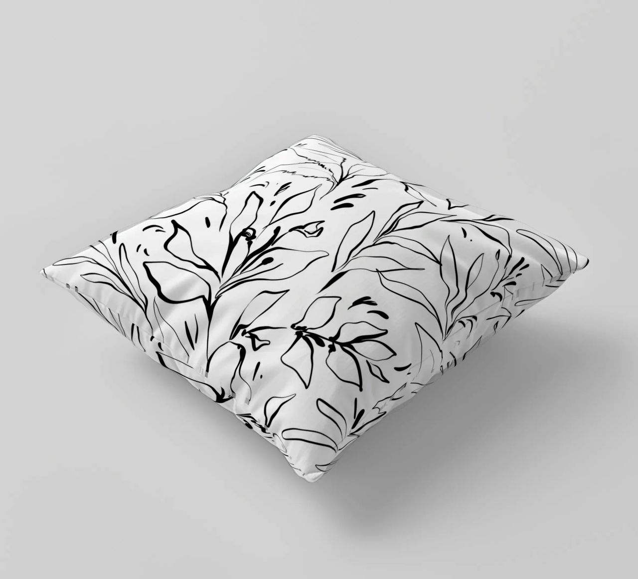 Simple Floral Pattern No 3 cuscino da treechild