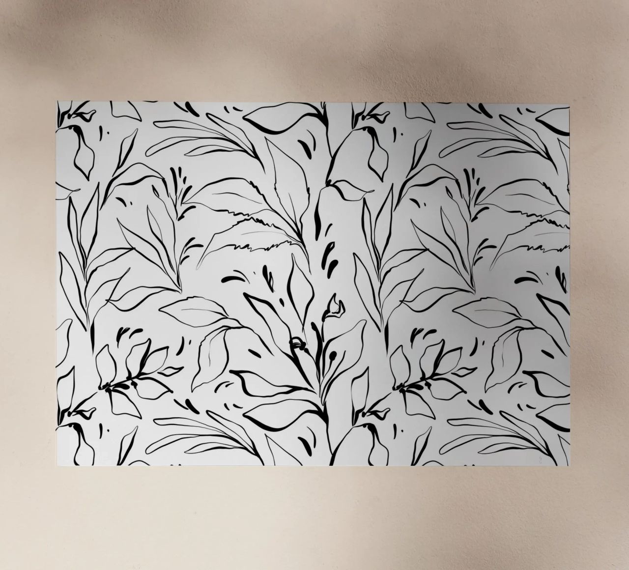 Simple Floral Pattern No 3 pellicola backlit da treechild