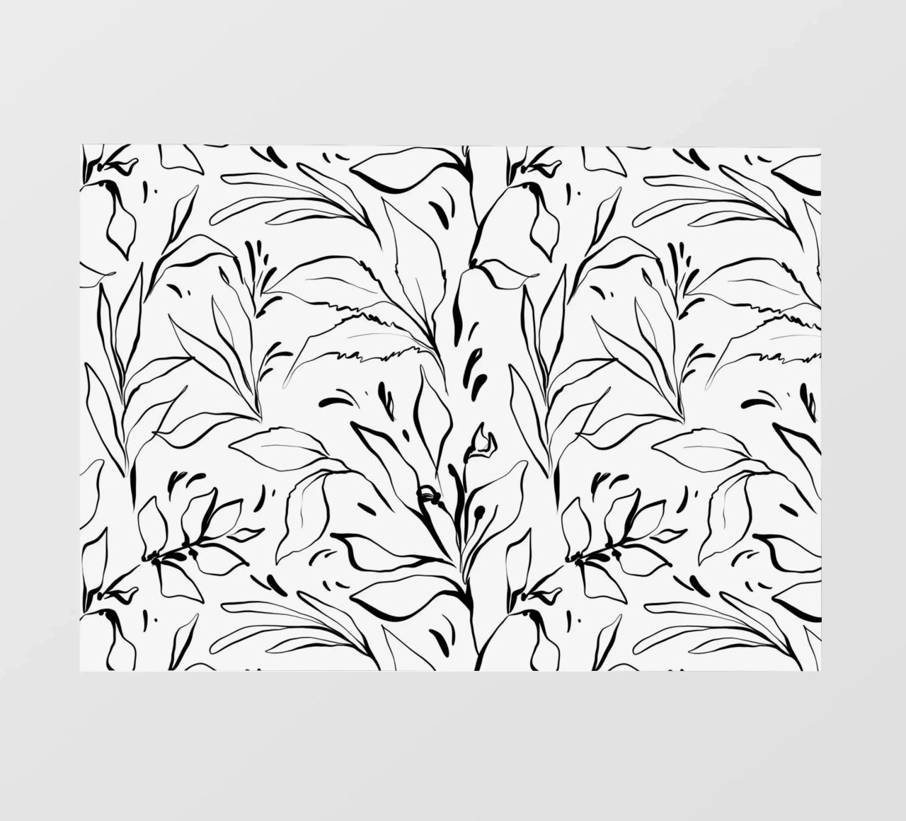 Simple Floral Pattern No 3 telo in pvc da treechild