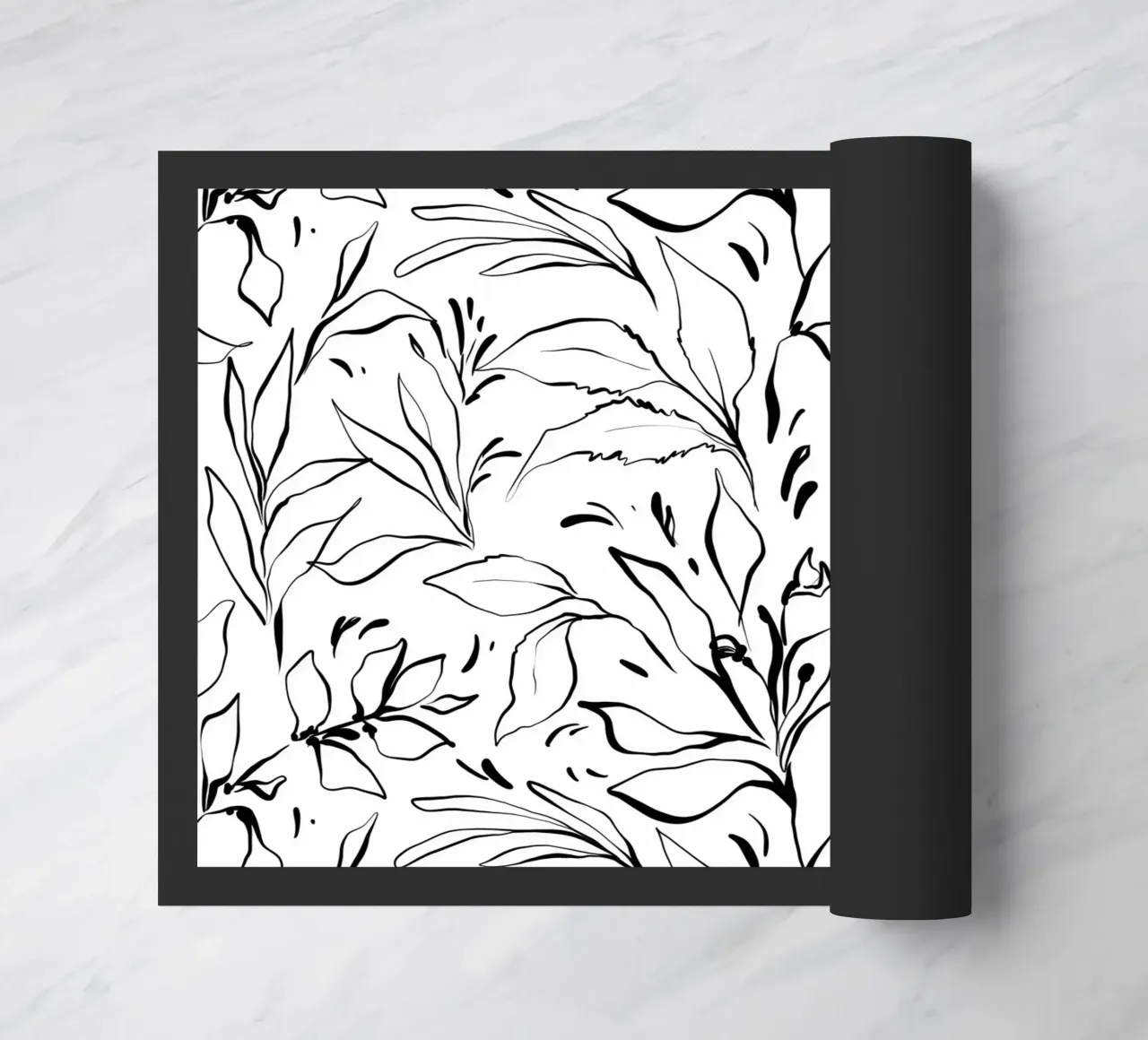 Simple Floral Pattern No 3 felpudo de treechild