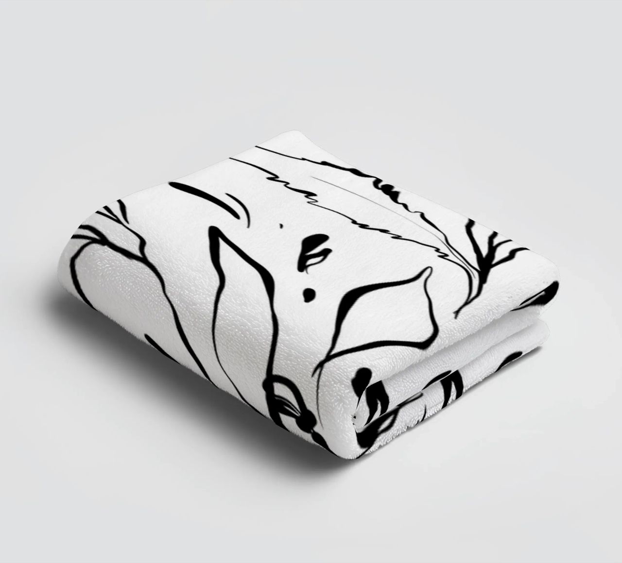 Simple Floral Pattern No 3 asciugamano da bagno da treechild