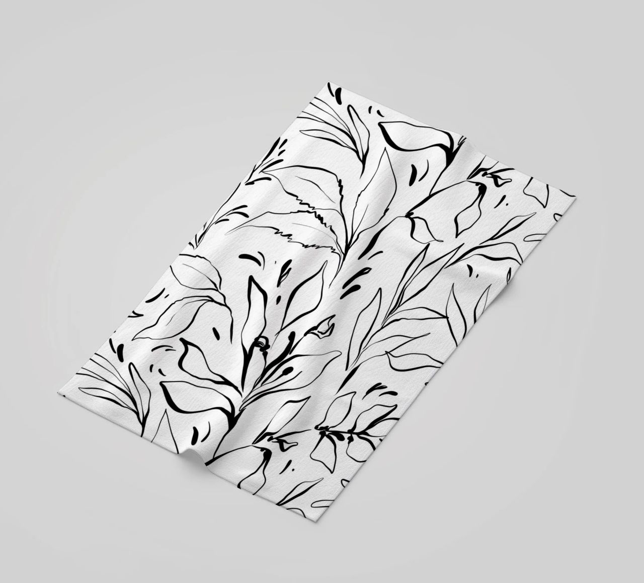 Simple Floral Pattern No 3 telo mare da treechild