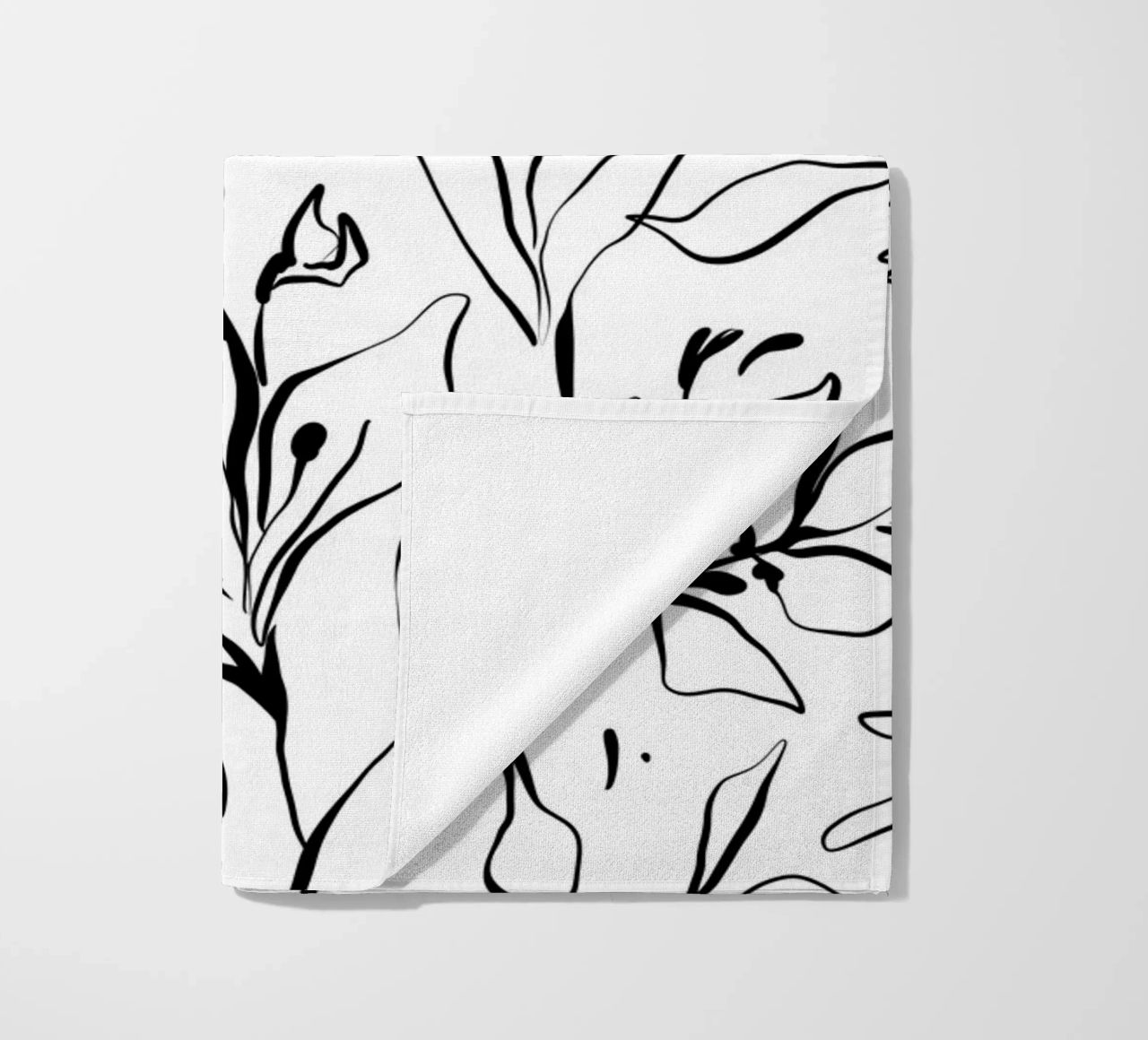 Simple Floral Pattern No 3 telo mare da treechild