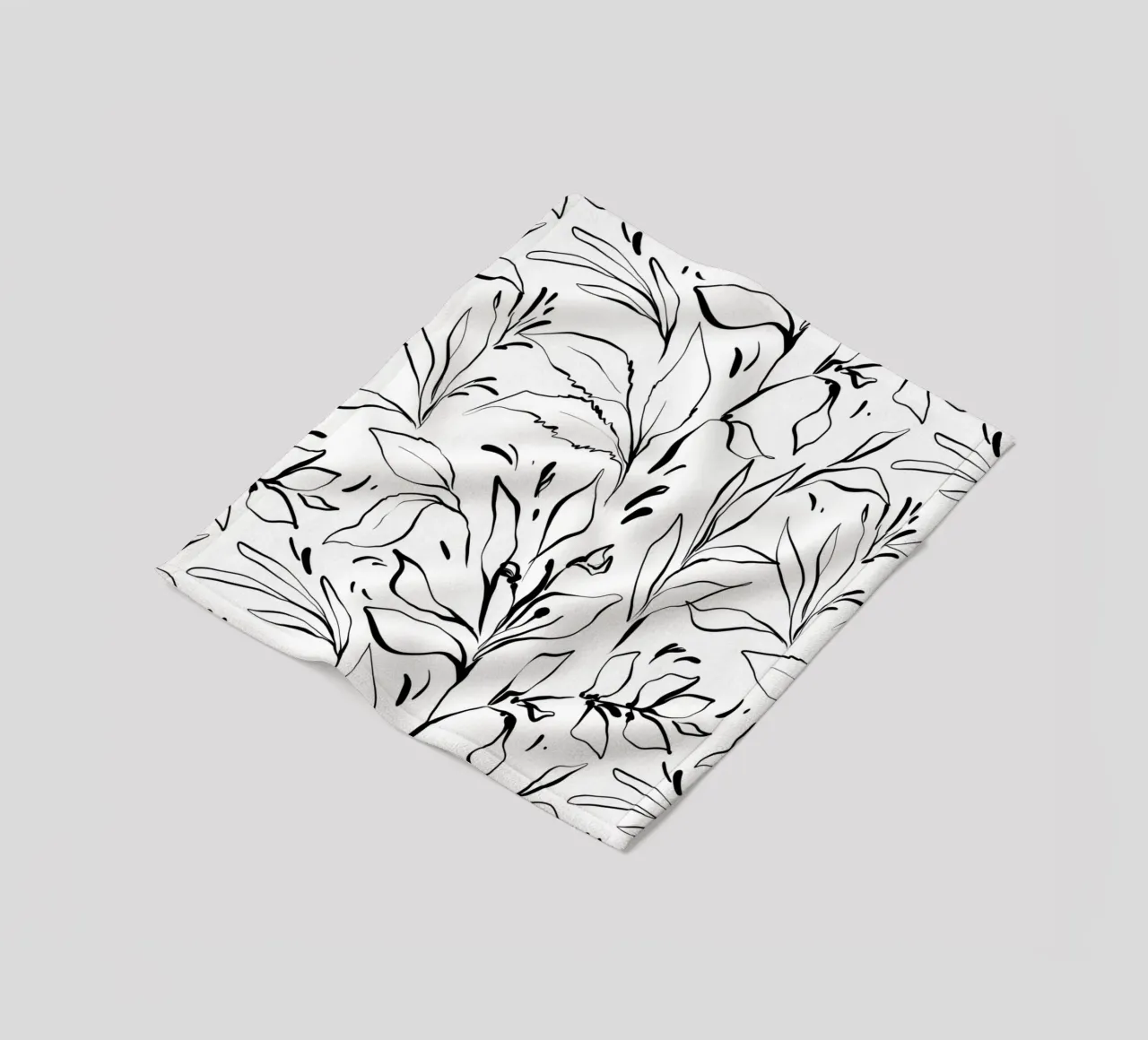 Simple Floral Pattern No 3 coperta in pile da treechild