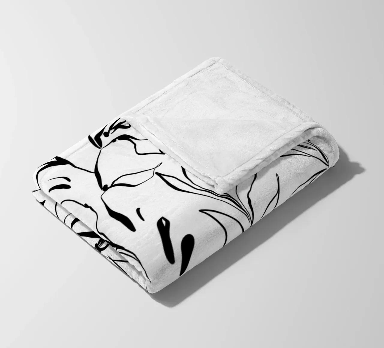 Simple Floral Pattern No 3 coperta in pile da treechild