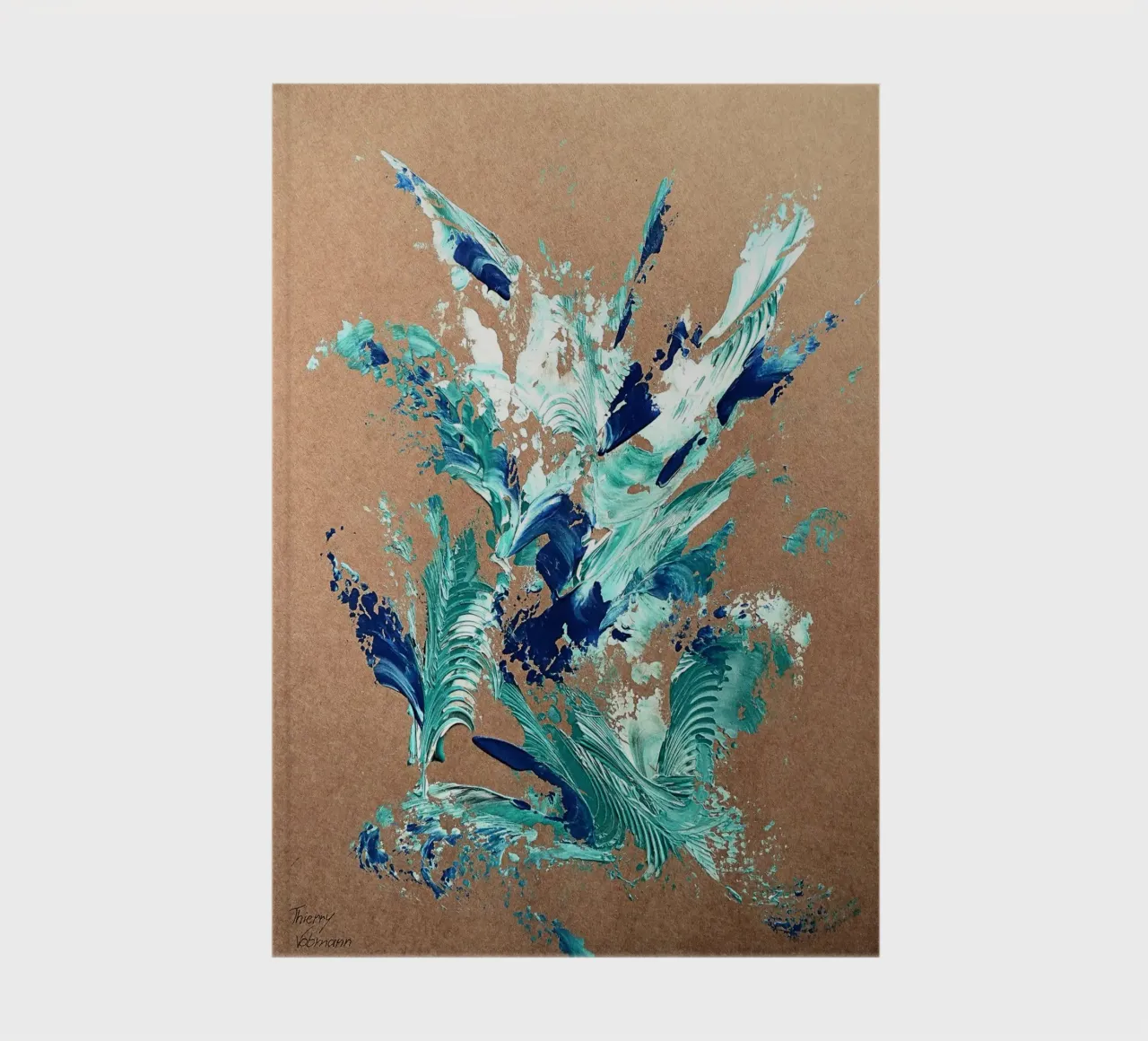 NATURAL STYLE 20 notebook by Thierry Vobmann Abstract painting
