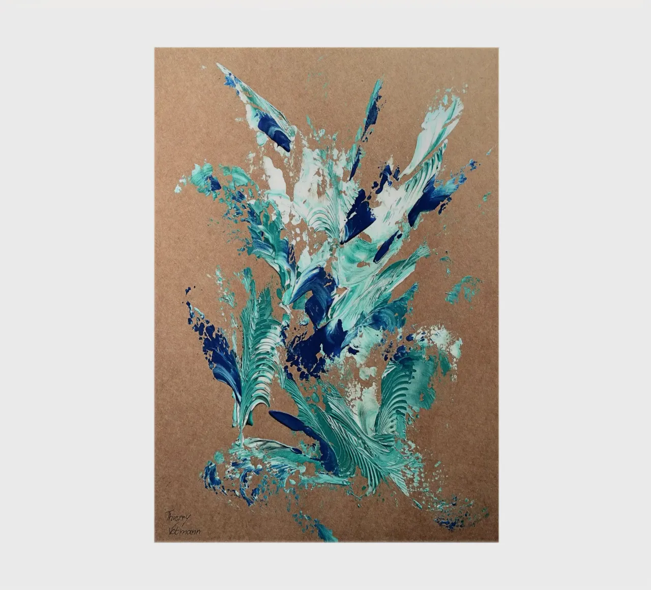 NATURAL STYLE 20 notebook by Thierry Vobmann Abstract painting