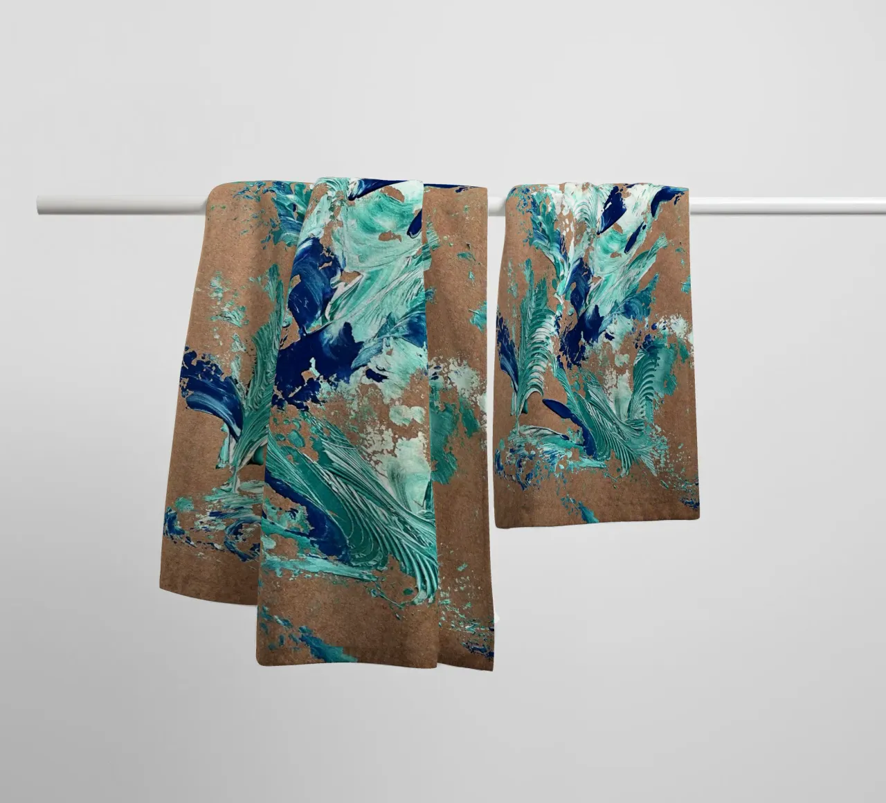 NATURAL STYLE 20 asciugamano da bagno da Thierry Vobmann Abstract painting