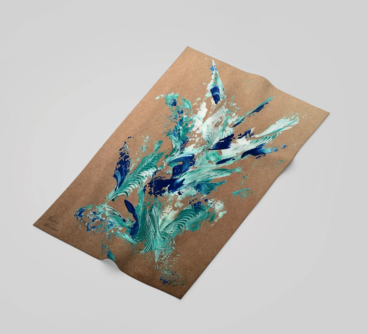 NATURAL STYLE 20 telo mare da Thierry Vobmann Abstract painting