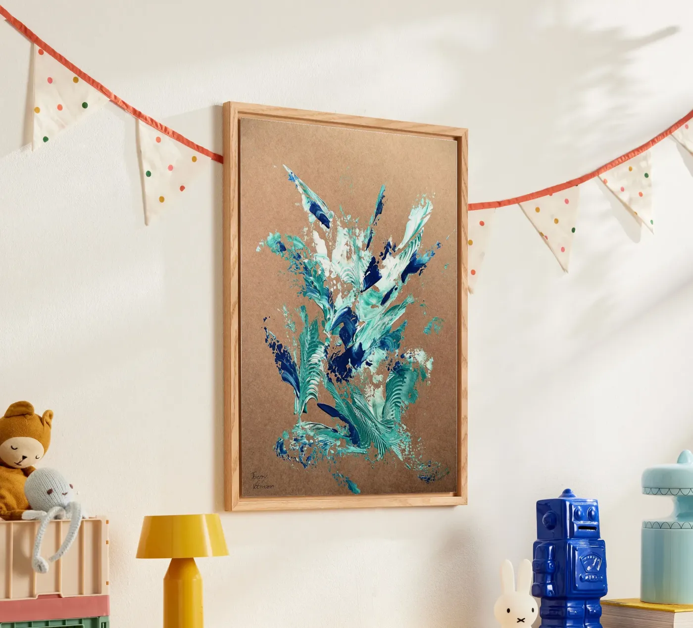 NATURAL STYLE 20 acrylic glass by Thierry Vobmann Abstract painting