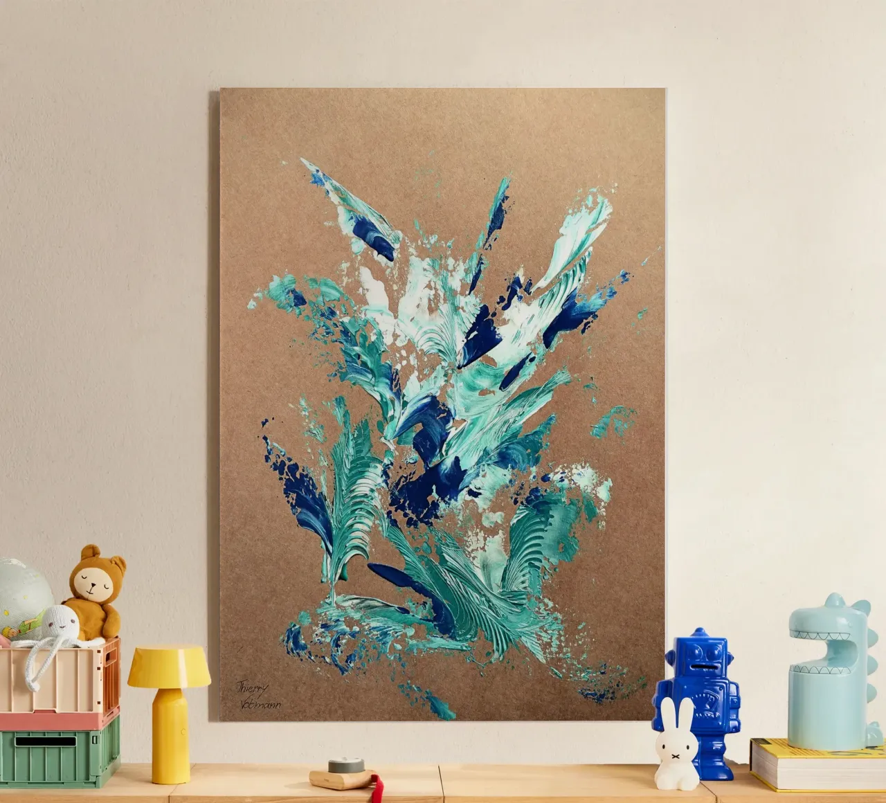 NATURAL STYLE 20 plexiglass da Thierry Vobmann Abstract painting
