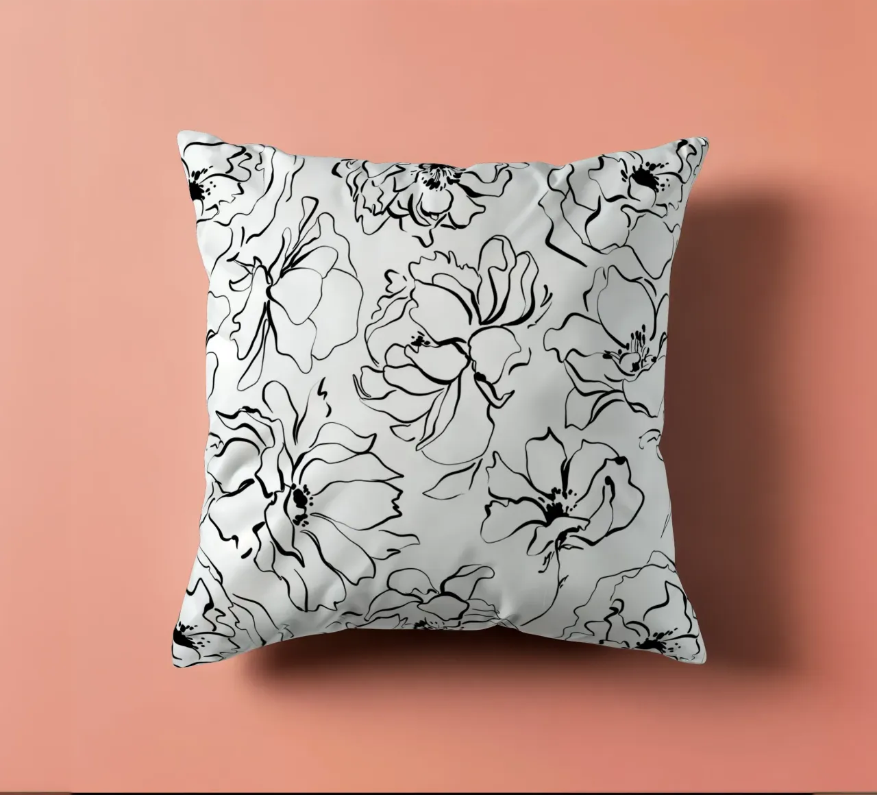 Simple Floral Pattern No 3 cuscino da treechild