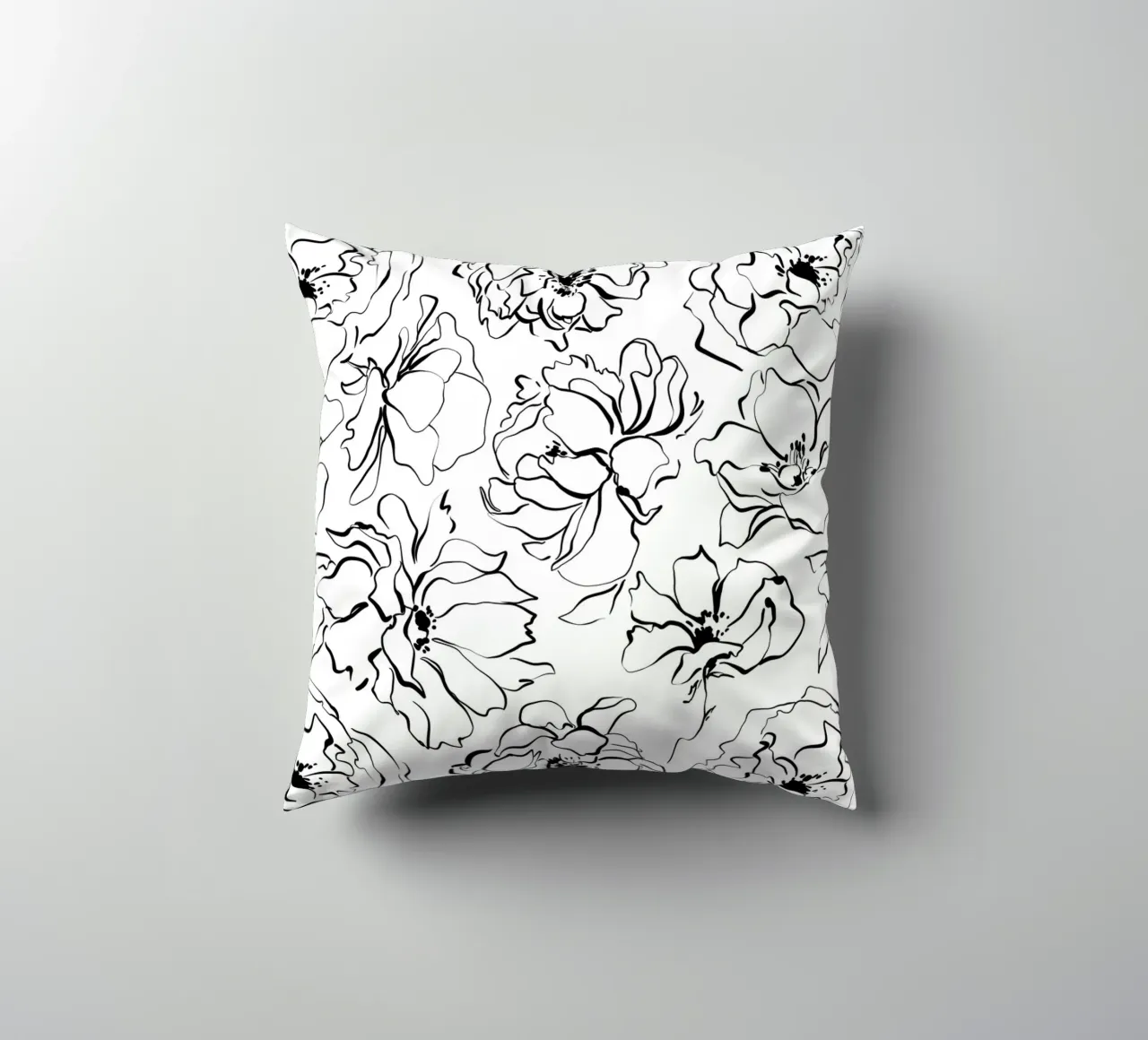 Simple Floral Pattern No 3 cuscino da treechild