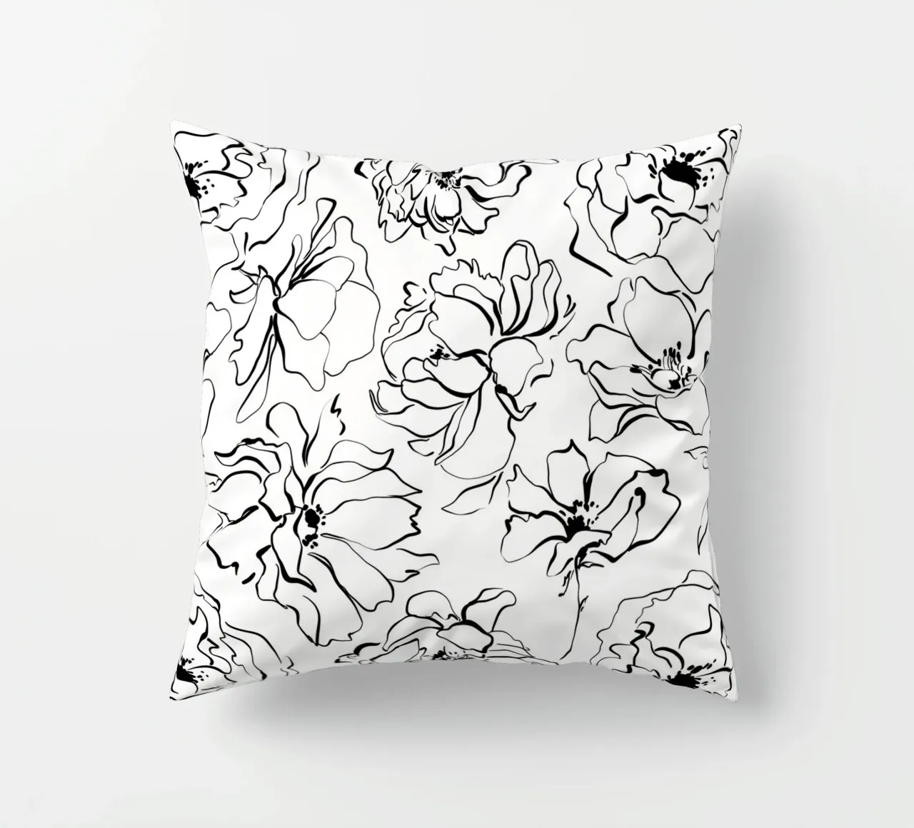 Simple Floral Pattern No 3 cuscino da treechild
