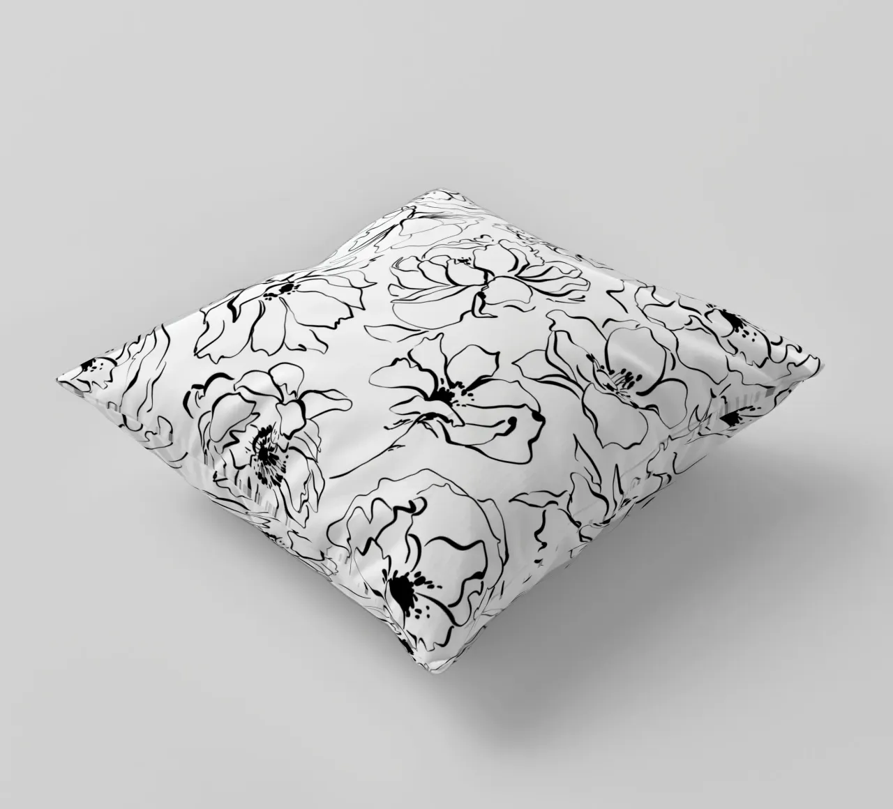 Simple Floral Pattern No 3 cuscino da treechild