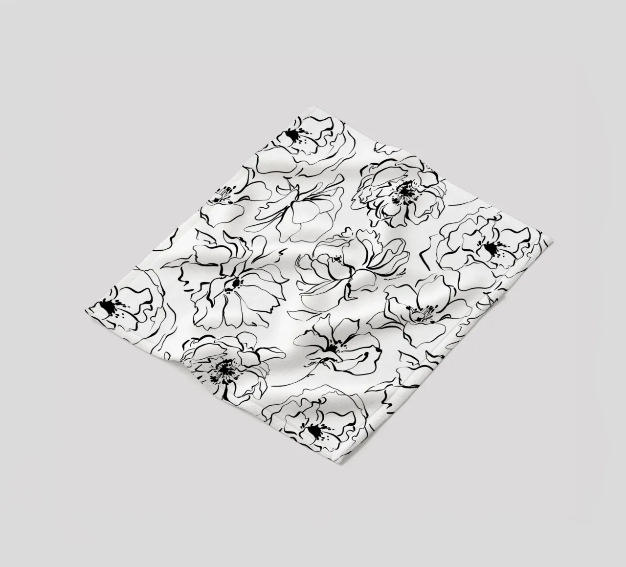 Simple Floral Pattern No 3 coperta in pile da treechild