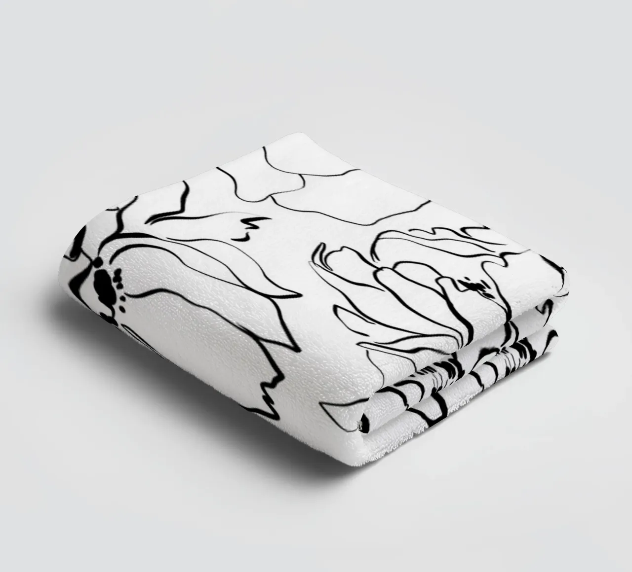 Simple Floral Pattern No 3 asciugamano da bagno da treechild