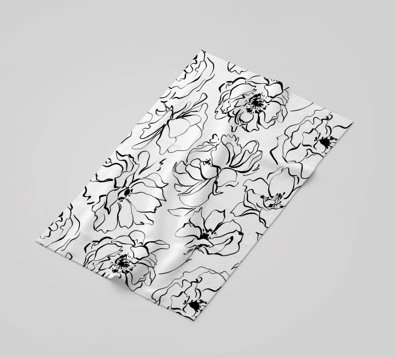 Simple Floral Pattern No 3 telo mare da treechild