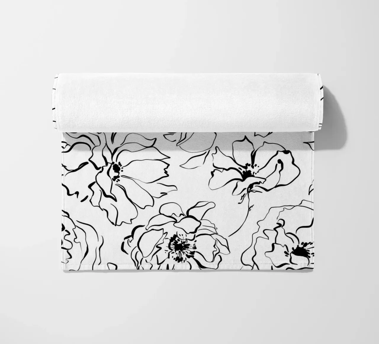 Simple Floral Pattern No 3 telo mare da treechild