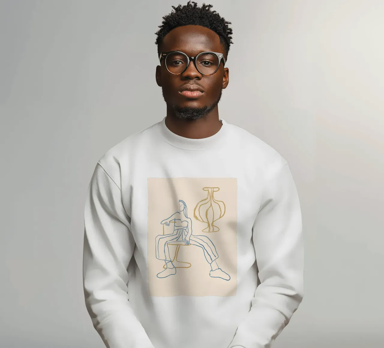 Vie Simple No 84 felpa da treechild