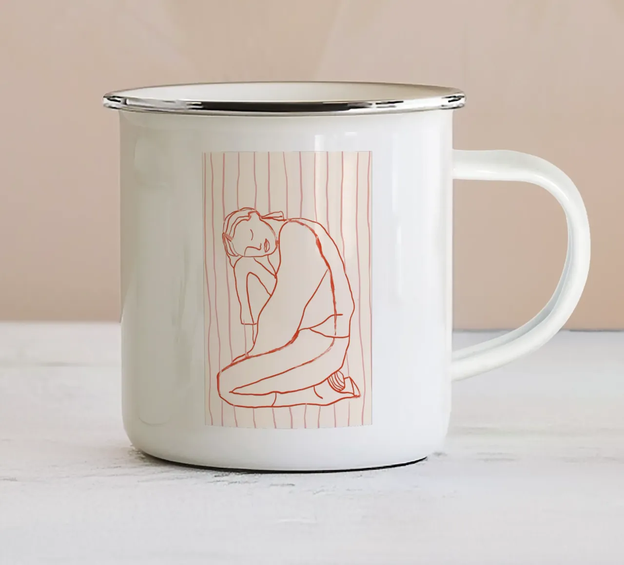 Vie Simple No 85 tazza in smalto da treechild