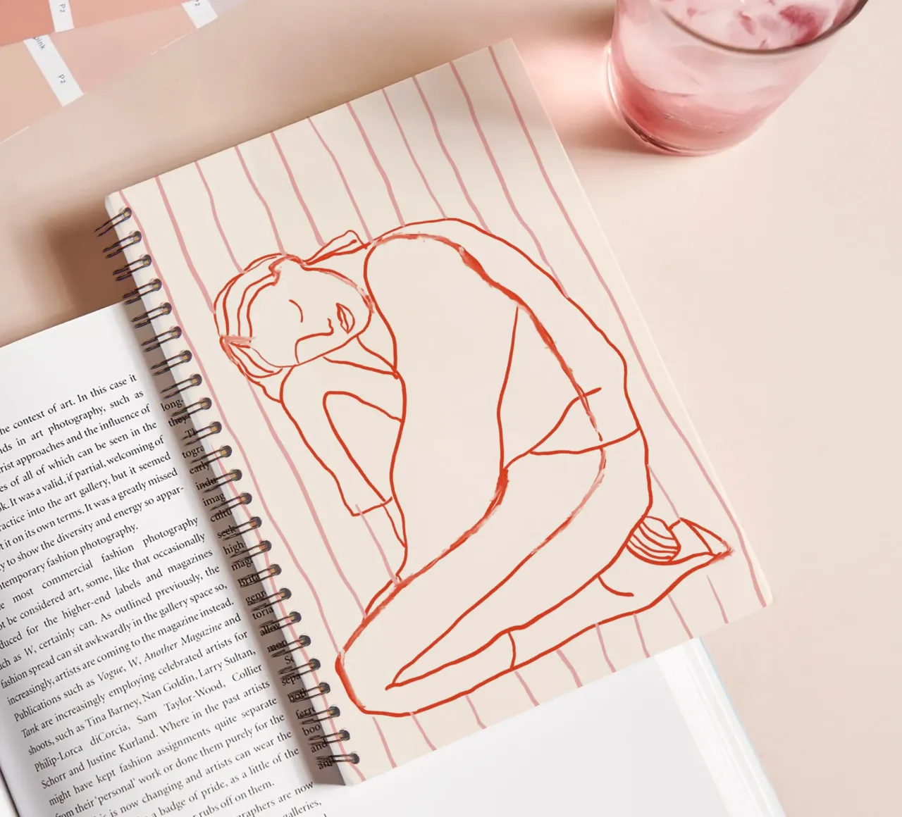Vie Simple No 85 spiral notebook by treechild
