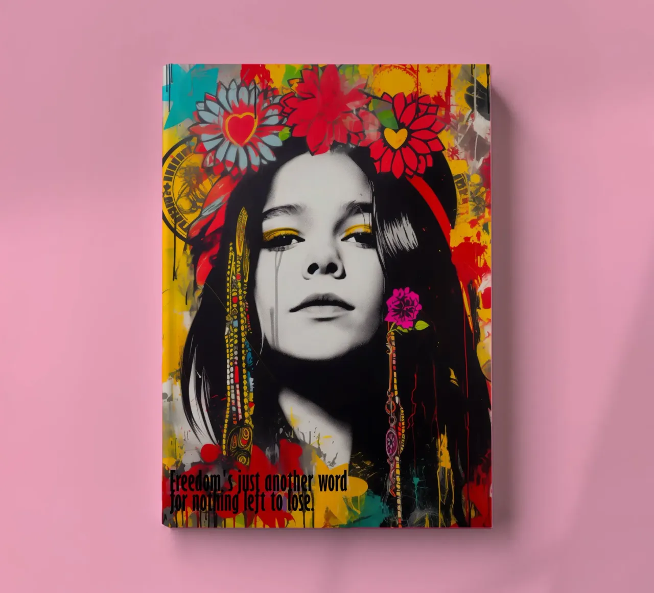 Freedom's just another word for nothing left to lose - Janis notebook by Autofocus